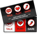 Talk, Flirt or Dare Card Game