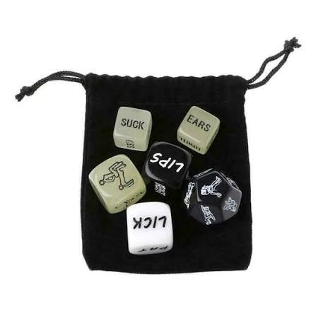 Hot & Spicy Adult Game Sex Dice Set 6 Pieces